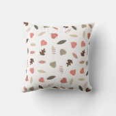Coussin Animaux mignons de la forêt de la forêt Monogramme (Verso)