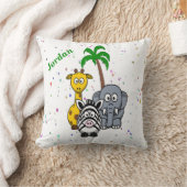 Coussin Animaux mignons de la jungle (Couverture)