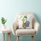 Coussin Animaux mignons de la jungle (Chaise)