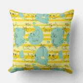 Coussin Animaux mignons jouant avec de l'eau 2 (Recto)