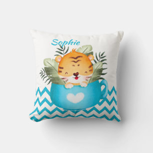 Coussin Animaux Safari personnalisés dans une coupe Baby B