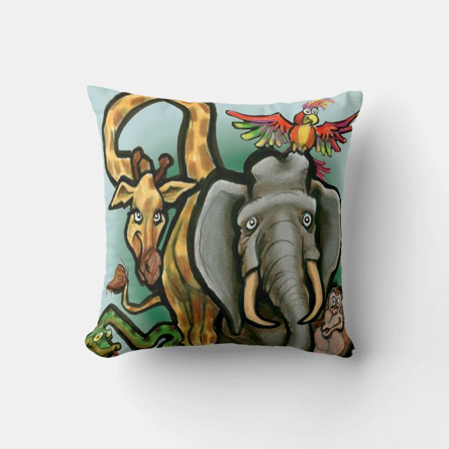 Coussin Animaux sauvages (Recto)