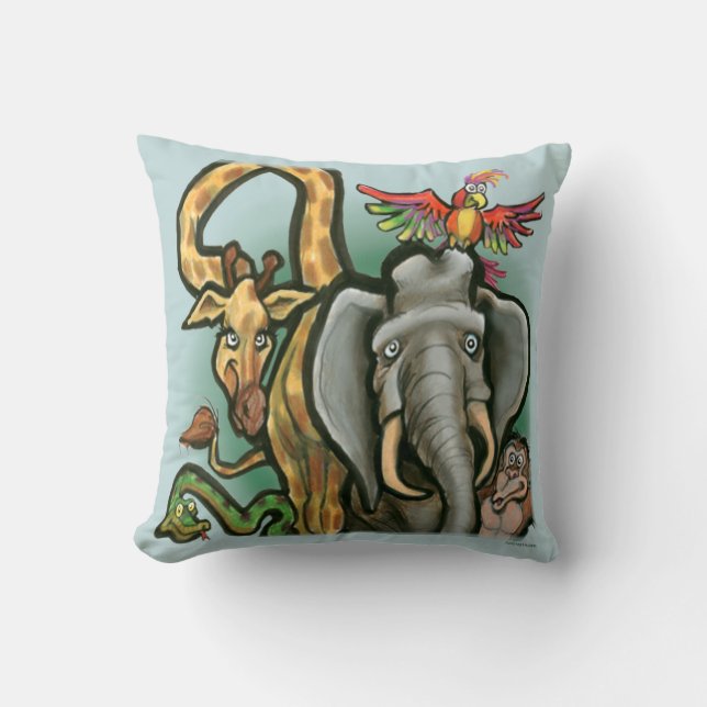 Coussin Animaux sauvages (Recto)
