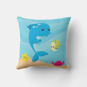 Coussin Animaux sous-marins (Verso)
