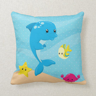 Coussin Animaux sous-marins