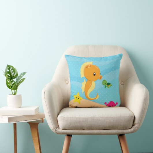 Coussin Animaux sous-marins (Chaise)