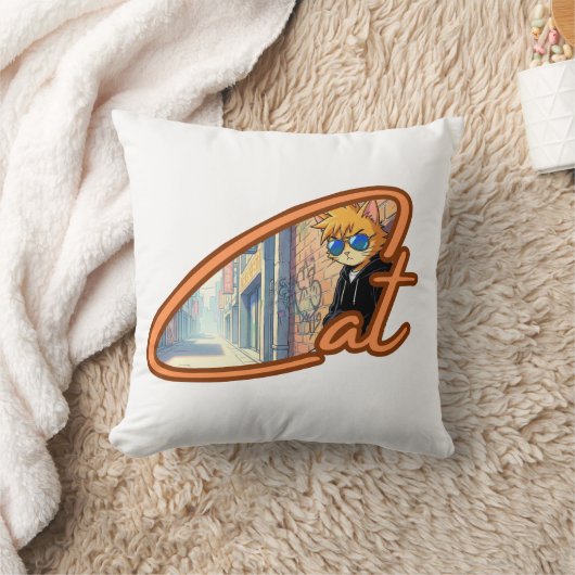 Coussin Anime Cat Pillow (Couverture)