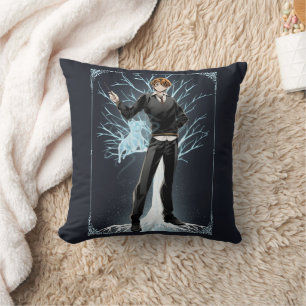 Coussin Anime le Patronus Terrier Jack Russell de Ron Weas