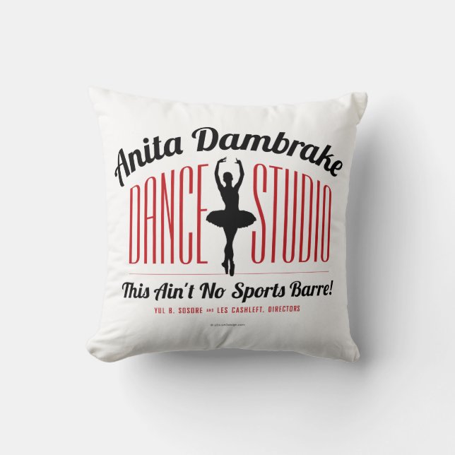 Coussin Anita Damfrein Dance Studio Jeter l'oreiller (Recto)
