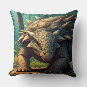 Coussin Ankylosaurus dans la jungle