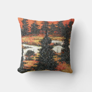 Coussin Ann Hayes Peinture Arbre Delight