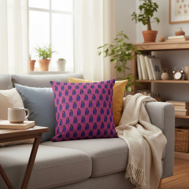 Coussin Anna Throw Pillow (Créateur téléchargé)