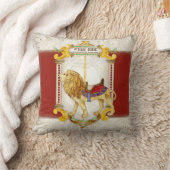Coussin Anneau en laiton Lion roux, Carrousel de cirque Vi (Couverture)