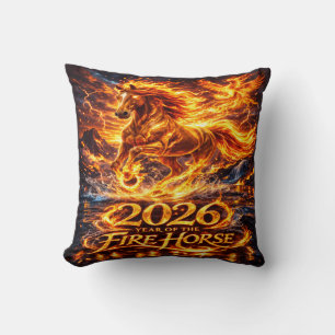 Coussin Année du Cheval de Feu 2026