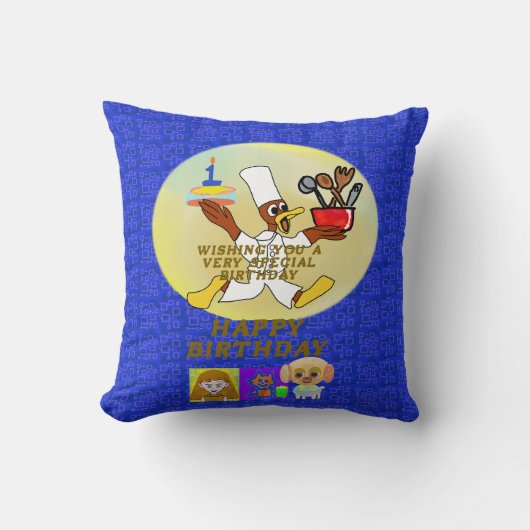 Coussin Anniversaire (Recto)