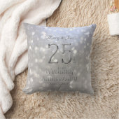 Coussin Anniversaire Bokeh d'anniversaire de noces (Couverture)