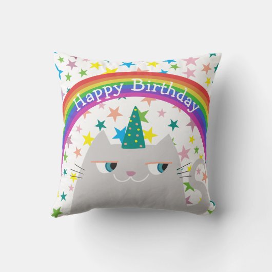 Coussin Anniversaire de la licorne (Verso)