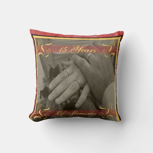 Coussin Anniversaire de mariage (Recto)