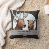 Coussin Anniversaire de mariage personnalisé, paire (Couverture)