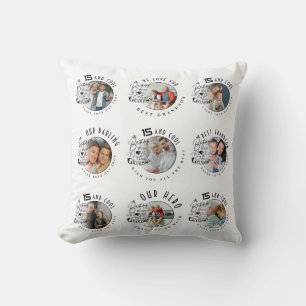 Coussin Anniversaire de petit-fils sur mesure