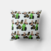 Coussin Anniversaire de Rodéo de Cowboy Occidental (Verso)