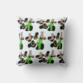 Coussin Anniversaire de Rodéo de Cowboy Occidental (Recto)