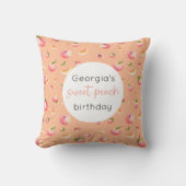Coussin Anniversaire de Sweet Peach (Recto)