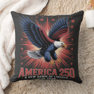 Coussin Anniversaire des 250 ans de l'Amérique