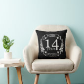 Coussin anniversaire du mariage ivoirien 14 ans (Chaise)