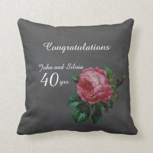 Coussin Anniversaire du mariage Tableau de bord personnali