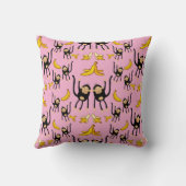 Coussin Anniversaire du Singe mignon (Verso)