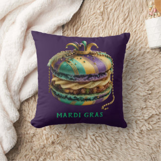 Coussin Anniversaire Macaron Royal Mardi Gras