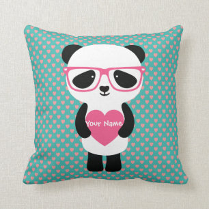 Coussin Anniversaire mignon de panda