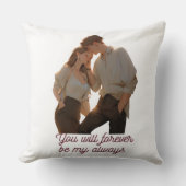 Coussin Anniversary Couple Pillow – You Will Forever Be My (Recto)