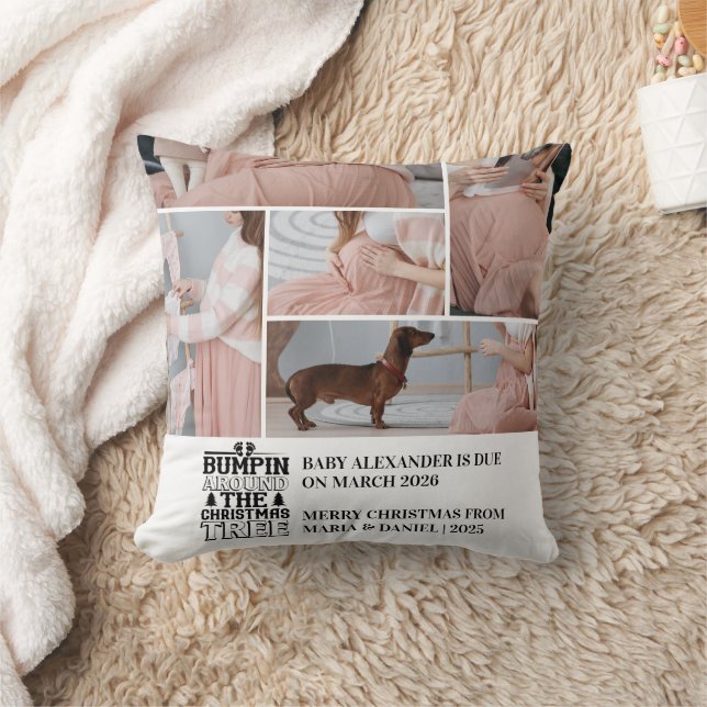 Coussin Annonce de grossesse sous forme d'arbre de Noël av (Couverture)