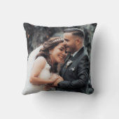 Coussin Annonce de mariage officiellement liée (Verso)