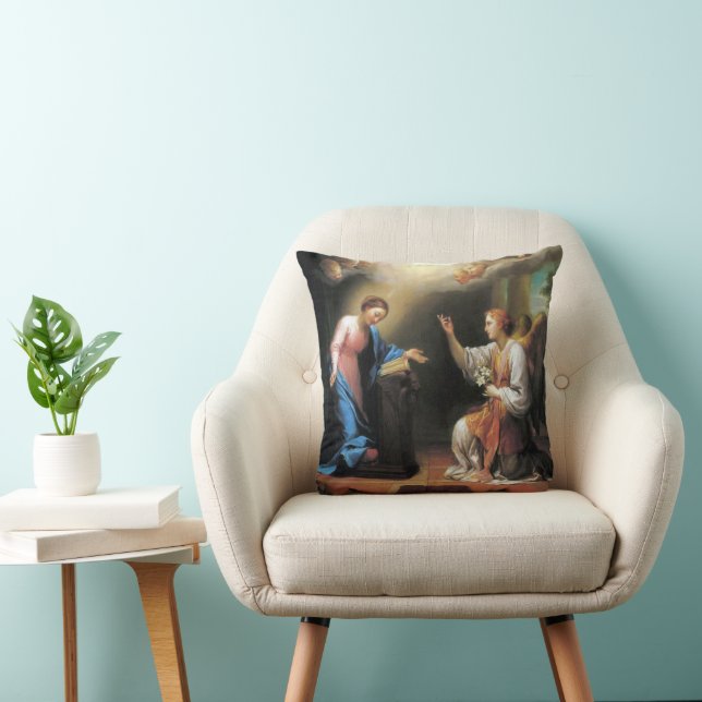 Coussin Annonciation par Anton Raphael Mengs (Chaise)