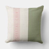 Coussin Anouke Côtière Rayures Estompées du Rivage (Recto)