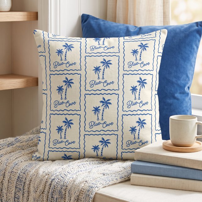 Coussin Anse Bleue (Créateur téléchargé)