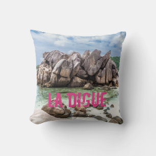 Coussin Anse Cocos Seychelles La Digue Beach cadeau