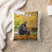 Coussin Antics d'automne : singes en jeu (Couverture)