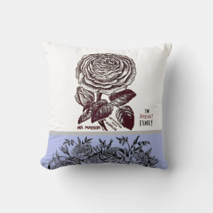 Coussin Antique Rose - Votre choix de périphérique de text