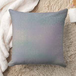 Coussin Antique Vintage violet Turquoise
