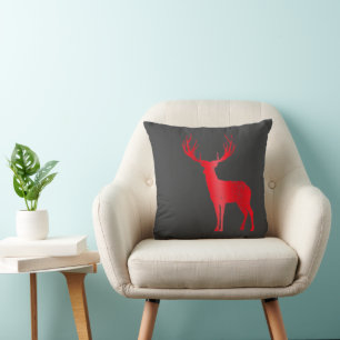 Coussin Antlers de Chalet de Deer Retro Antlers de Stade V