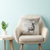 Coussin Antlers rustiques | Ethereal Woodland Boy Baby Sta (Chaise)