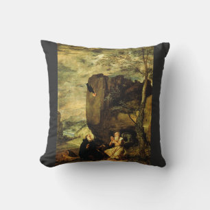 Coussin Antoine le Grand et Paul de Thèbes