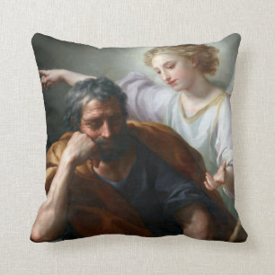 Coussin Anton Raphael Mengs Le rêve de Saint-Joseph