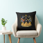 Coussin Anubis Égyptien Dieu Ra Ankh OEil De Horus Pyramid (Chaise)