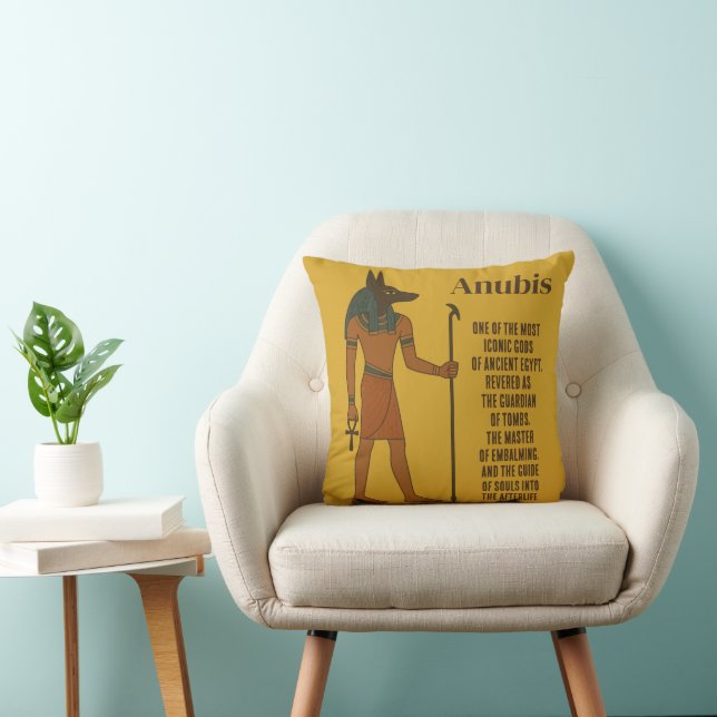 Coussin Anubis - Histoire de l'Égypte antique (Chaise)