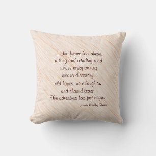 Coussin Apache de carré de Tan bénissant la